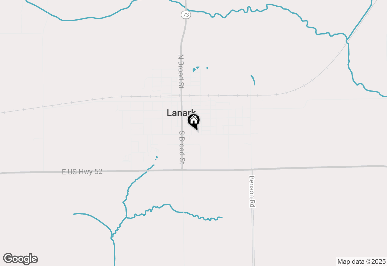 Map of (Address confidential), Lanark, Illinois 61046