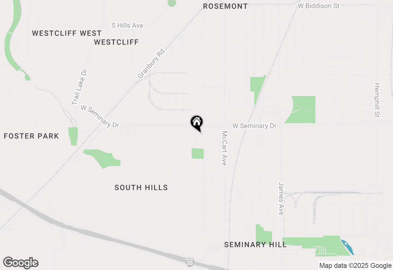 Map of 4328 Lubbock Avenue, Fort Worth, TX 76115