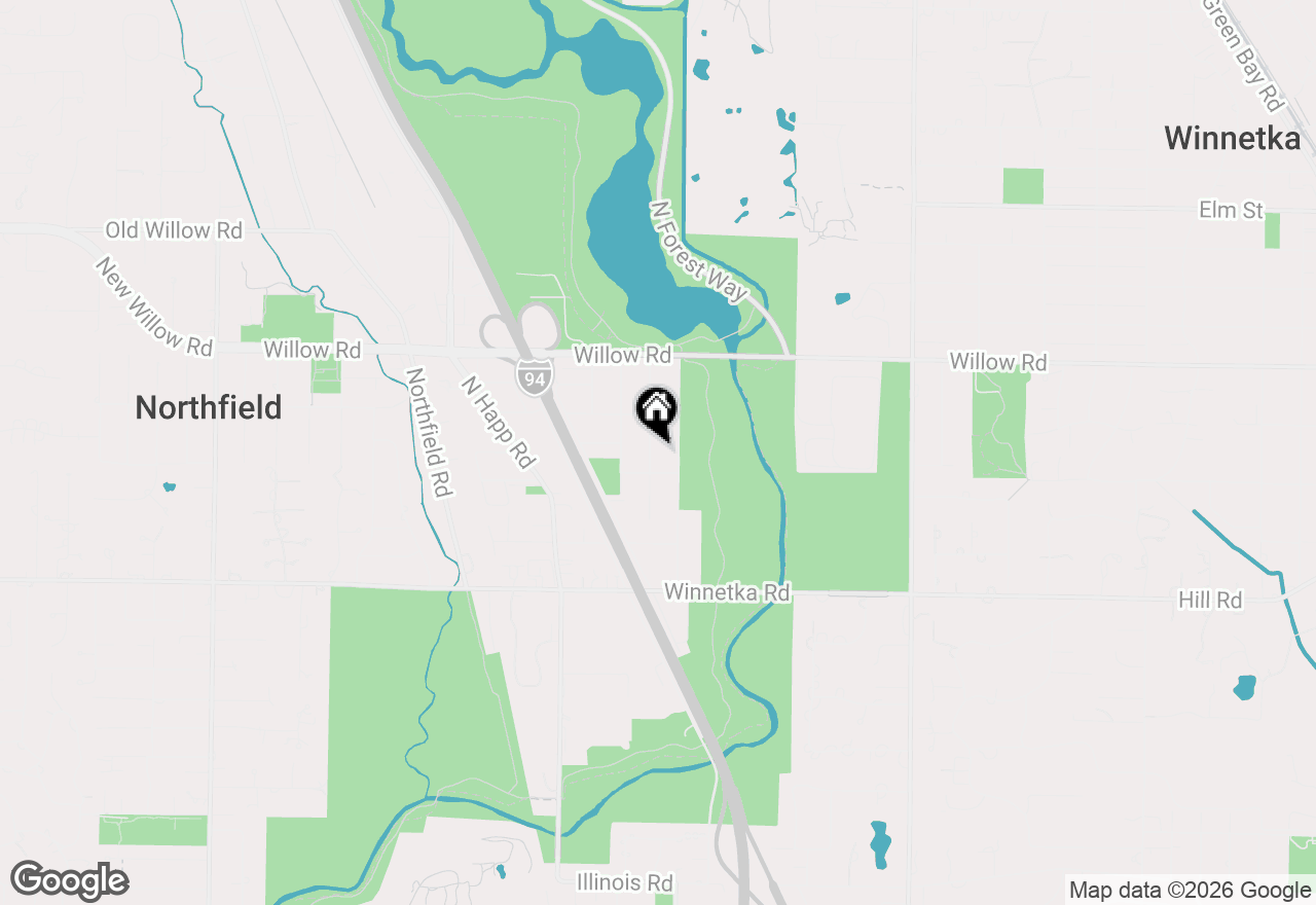 Map of 257 Latrobe Avenue, Northfield, IL 60093