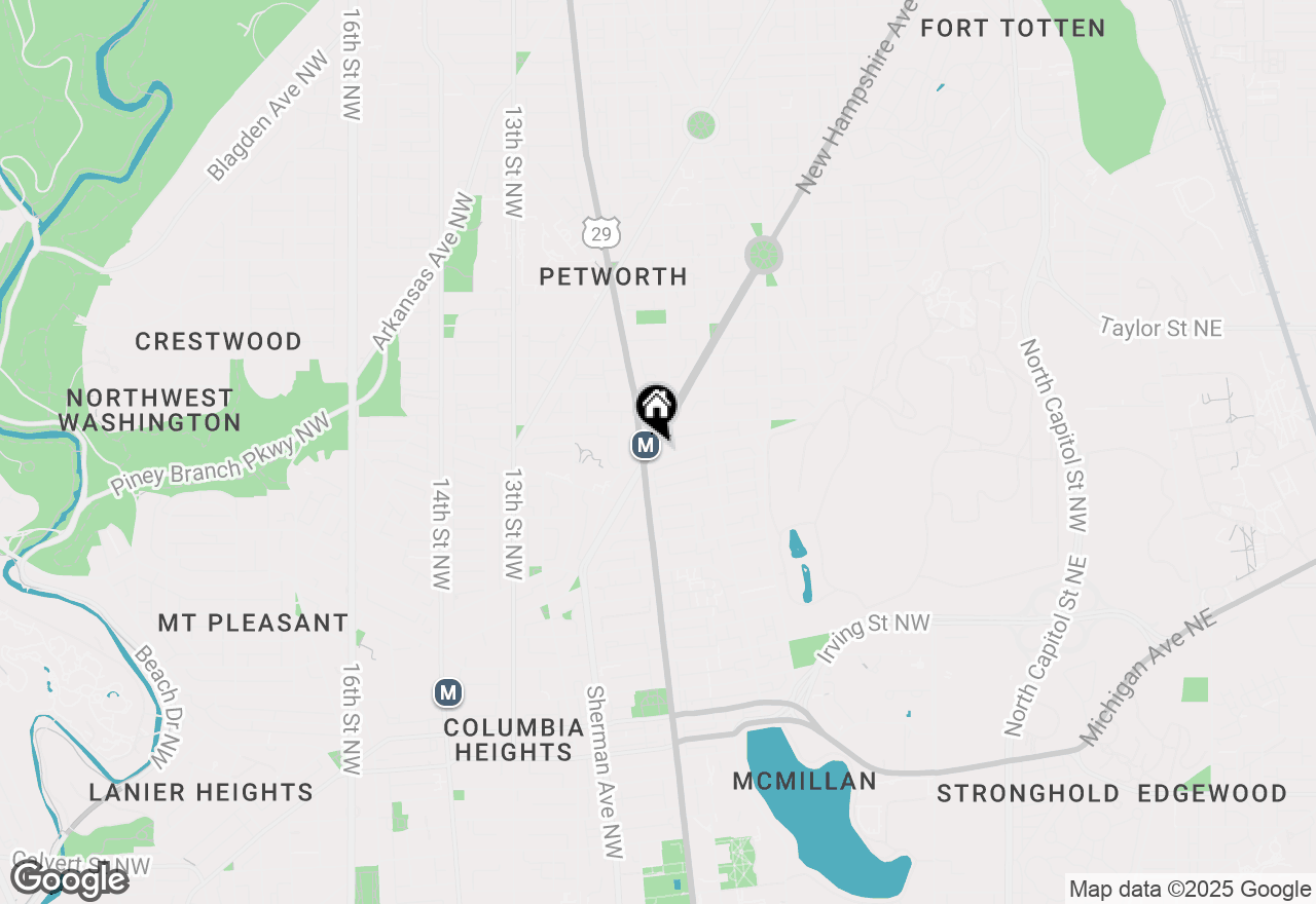 Map of 3709 New Hampshire Avenue Nw #502, Washington, DC 20010