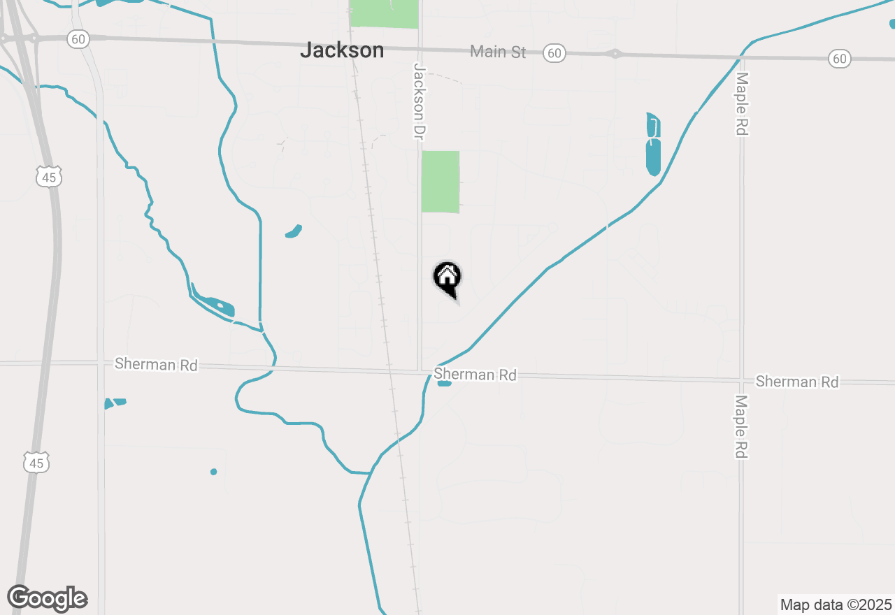 Map of W203N16198 Pin Oak Cir #2, Jackson, WI 53037