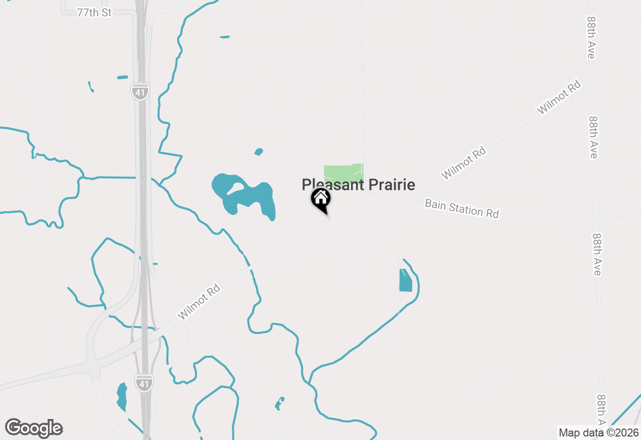 Map of 8715 108th Ave, Pleasant Prairie, WI 53158