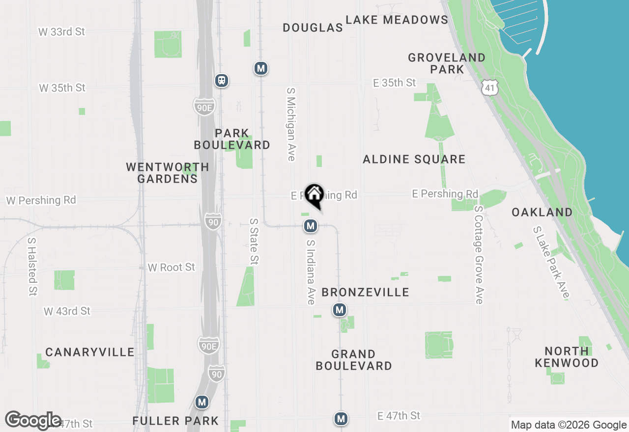 Map of 3935 S Indiana Avenue, Chicago, IL 60653