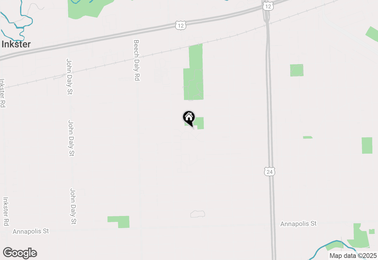 Map of 3332 Heritage Parkway, Dearborn, MI 48124