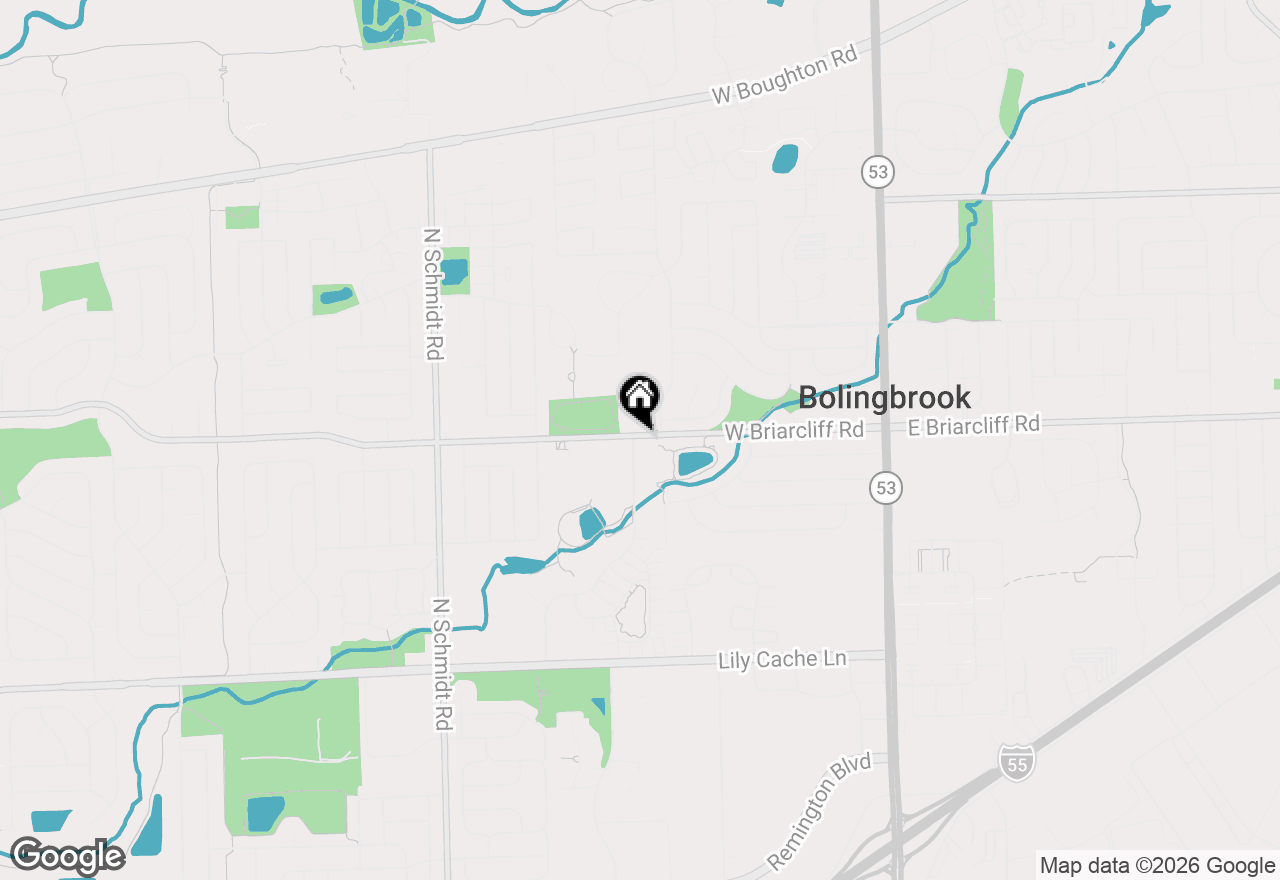 Map of 2 Ava Court, Bolingbrook, IL 60440
