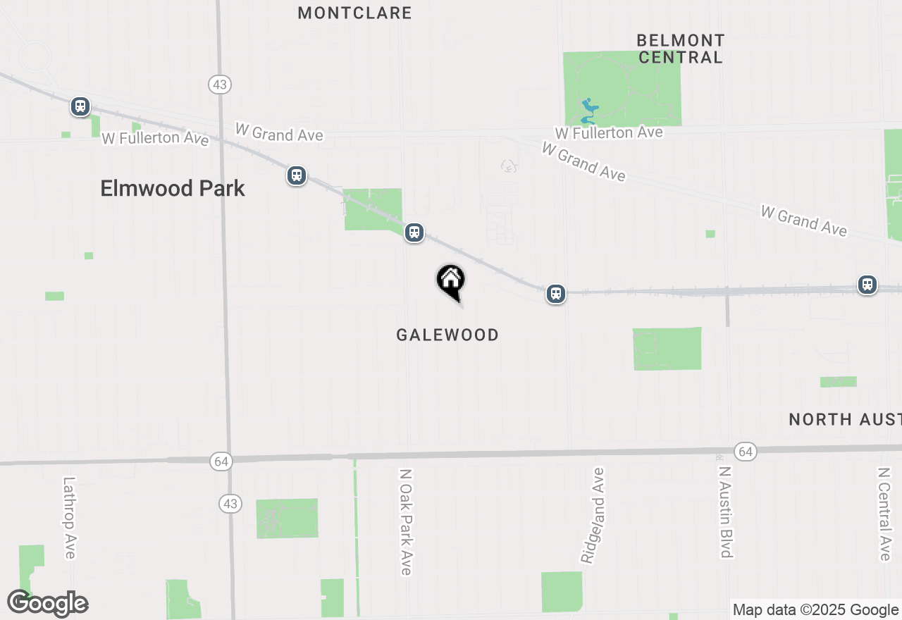 Map of 1937 N Normandy Avenue, Chicago, IL 60707