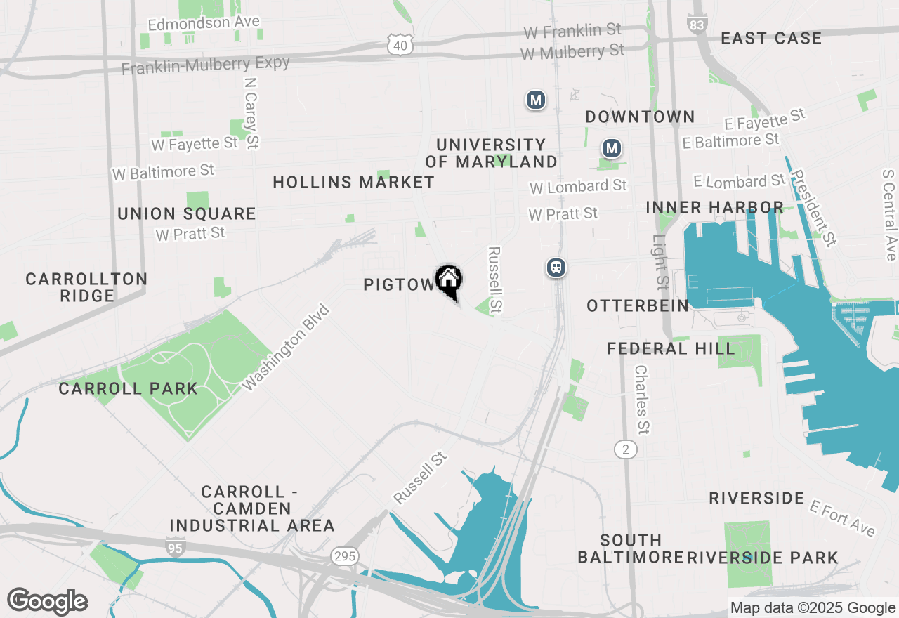 Map of 804 W Barre Street, Baltimore, MD 21230