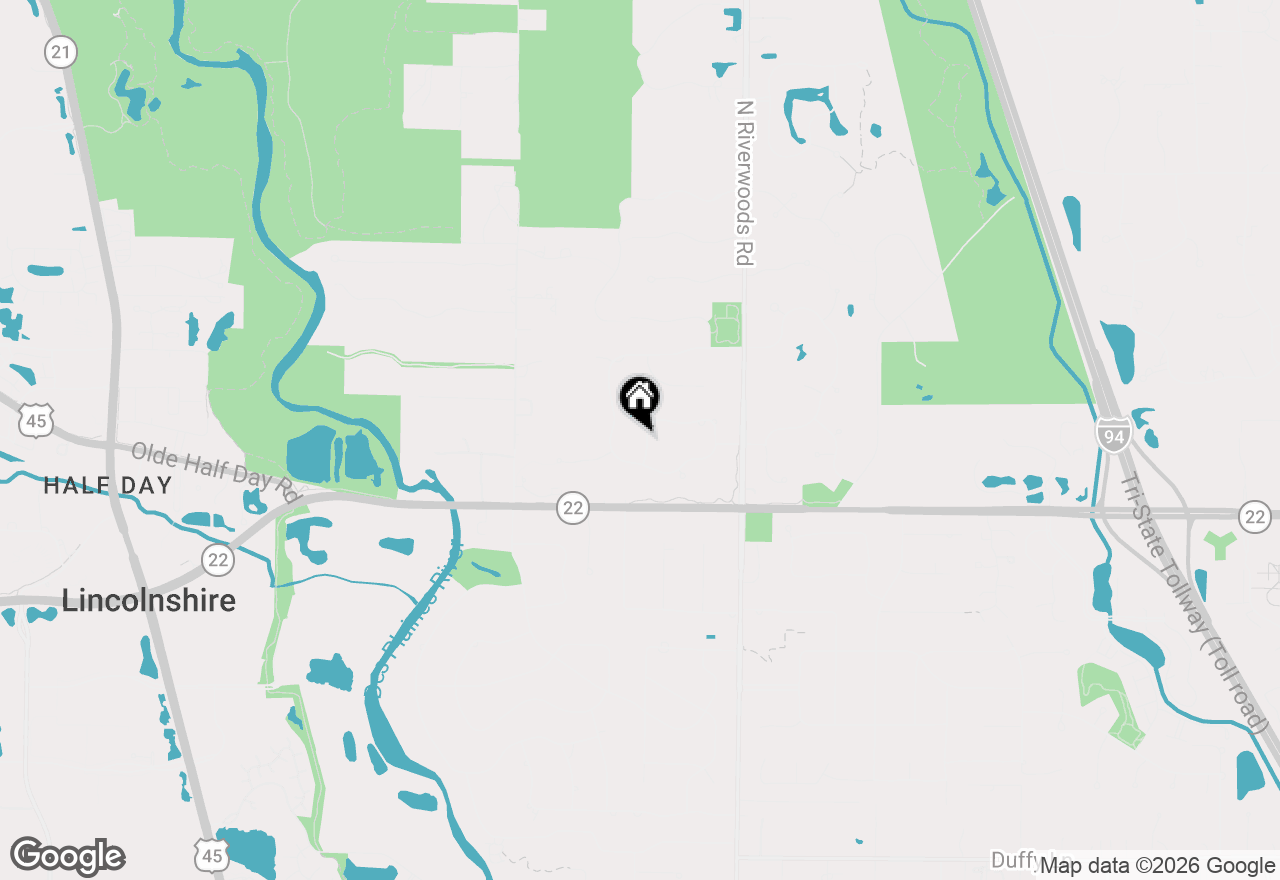Map of 170 Dover Circle, Lincolnshire, IL 60045