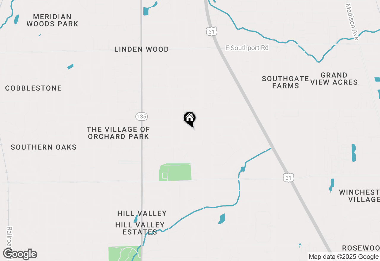 Map of 7614 S New Jersey Street, Indianapolis, IN 46227