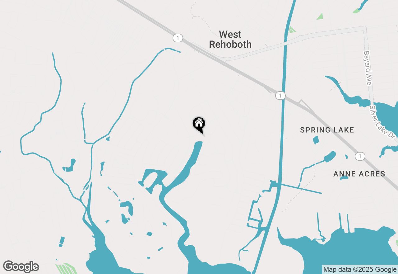 Map of 108 W Buckingham Drive, Rehoboth Beach, DE 19971