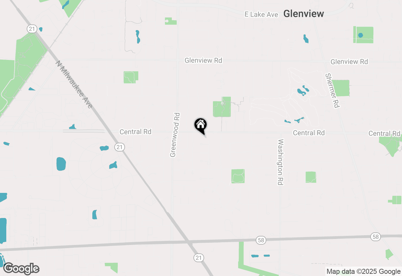 Map of 3119 Central Court, Glenview, IL 60025