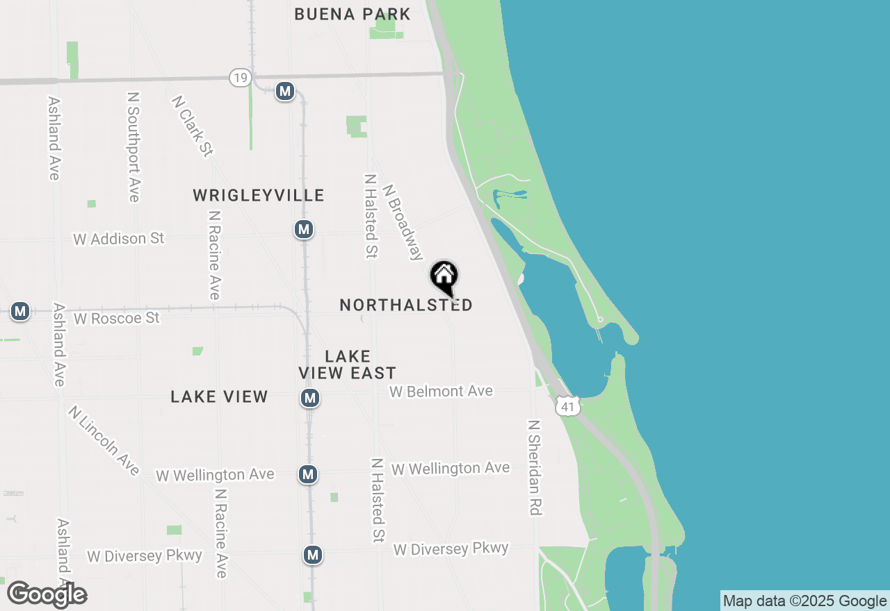 Map of 3423 N Broadway, Chicago, IL 60657