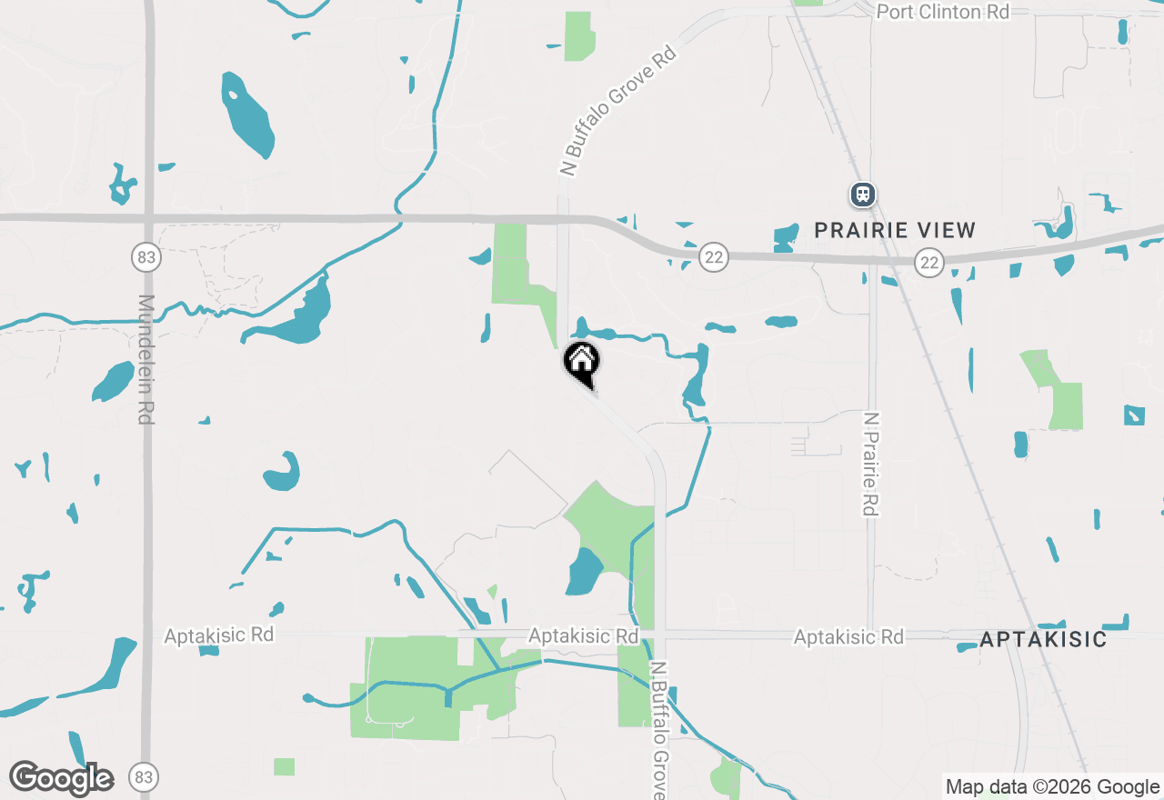 Map of 2212 Magnolia Court W, Buffalo Grove, IL 60089