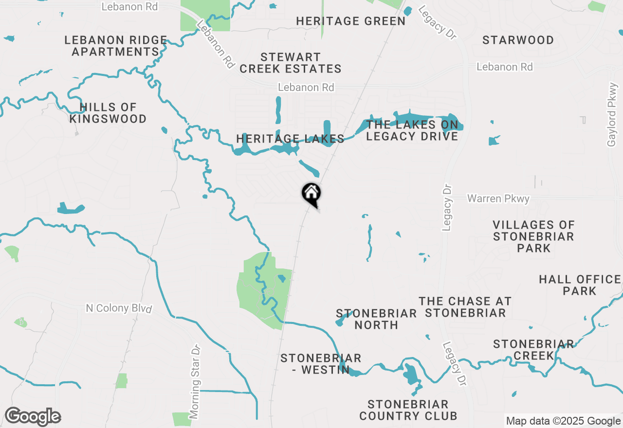 Map of 5679 Southern Hills Drive, Frisco, TX 75034