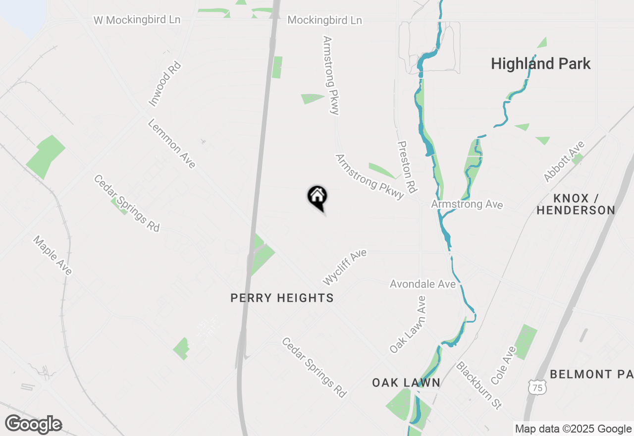 Map of 3810 Hawthorne Avenue, Dallas, TX 75219