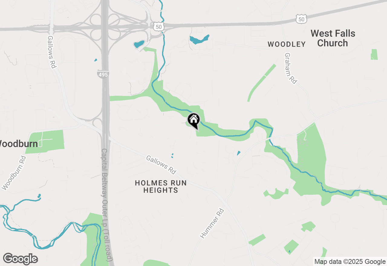 Map of 3321 Hartwell Court, Falls Church, VA 22042