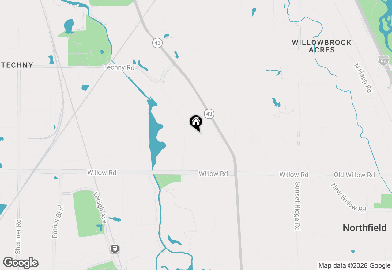Map of 994 Kensington Drive, Northbrook, IL 60062