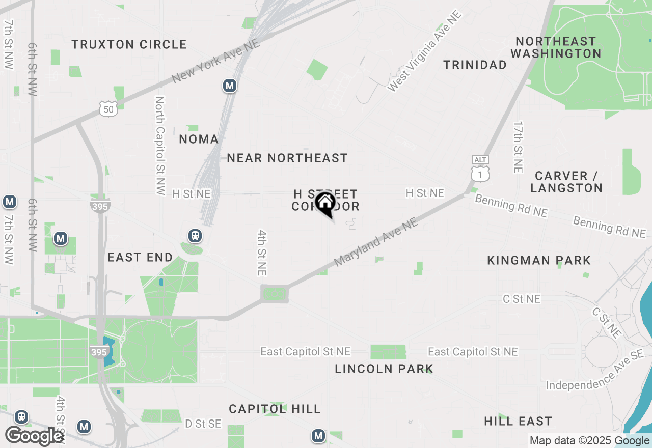 Map of 624 8th Street Ne #201, Washington, DC 20002