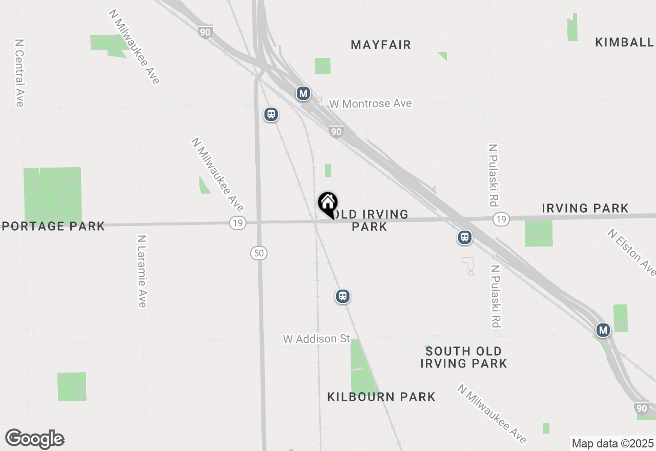 Map of 4525 W Irving Park Road, Chicago, IL 60641