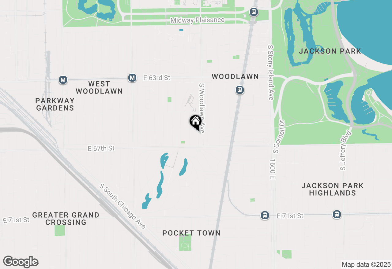 Map of 6617 S Minerva Avenue, Chicago, IL 60637