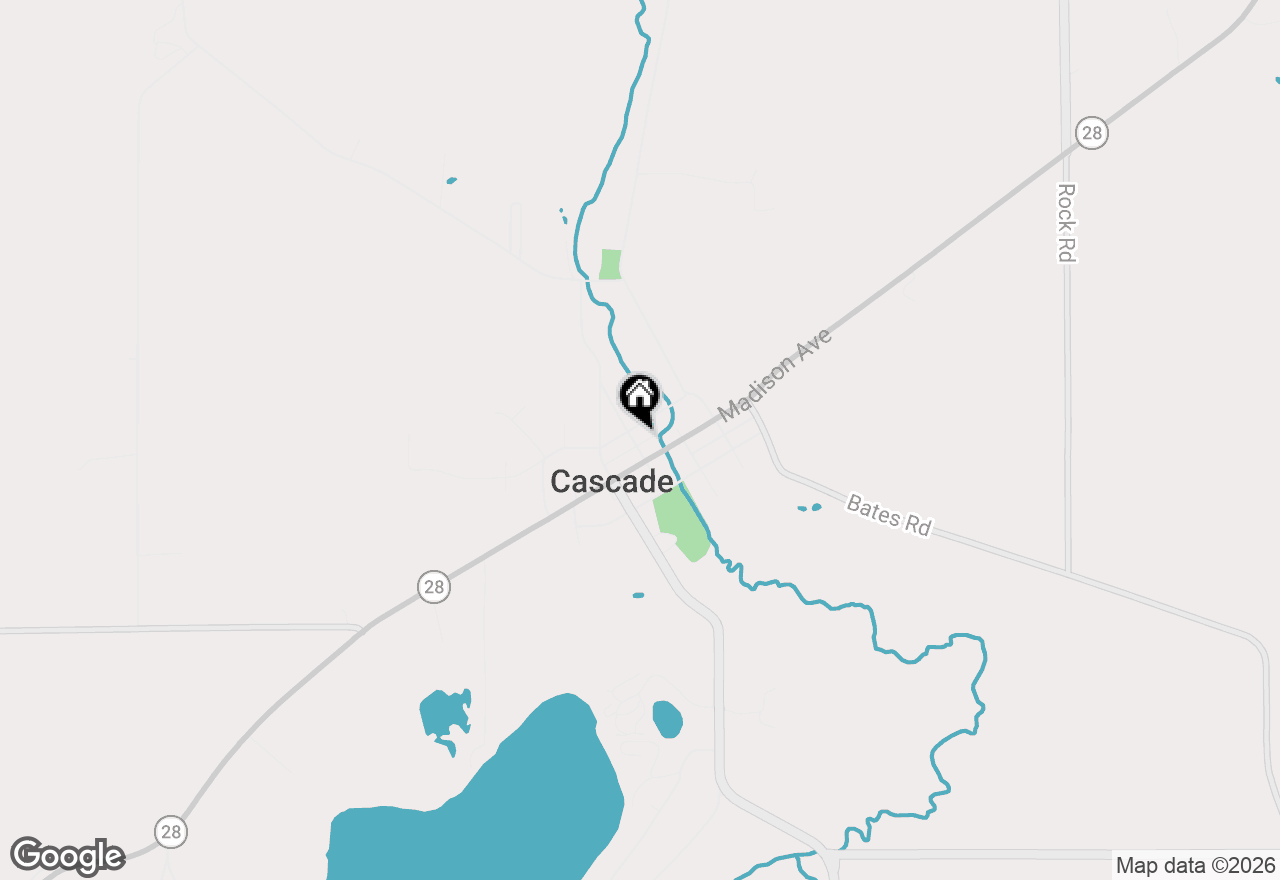 Map of 401 W Water St, Cascade, WI 53011