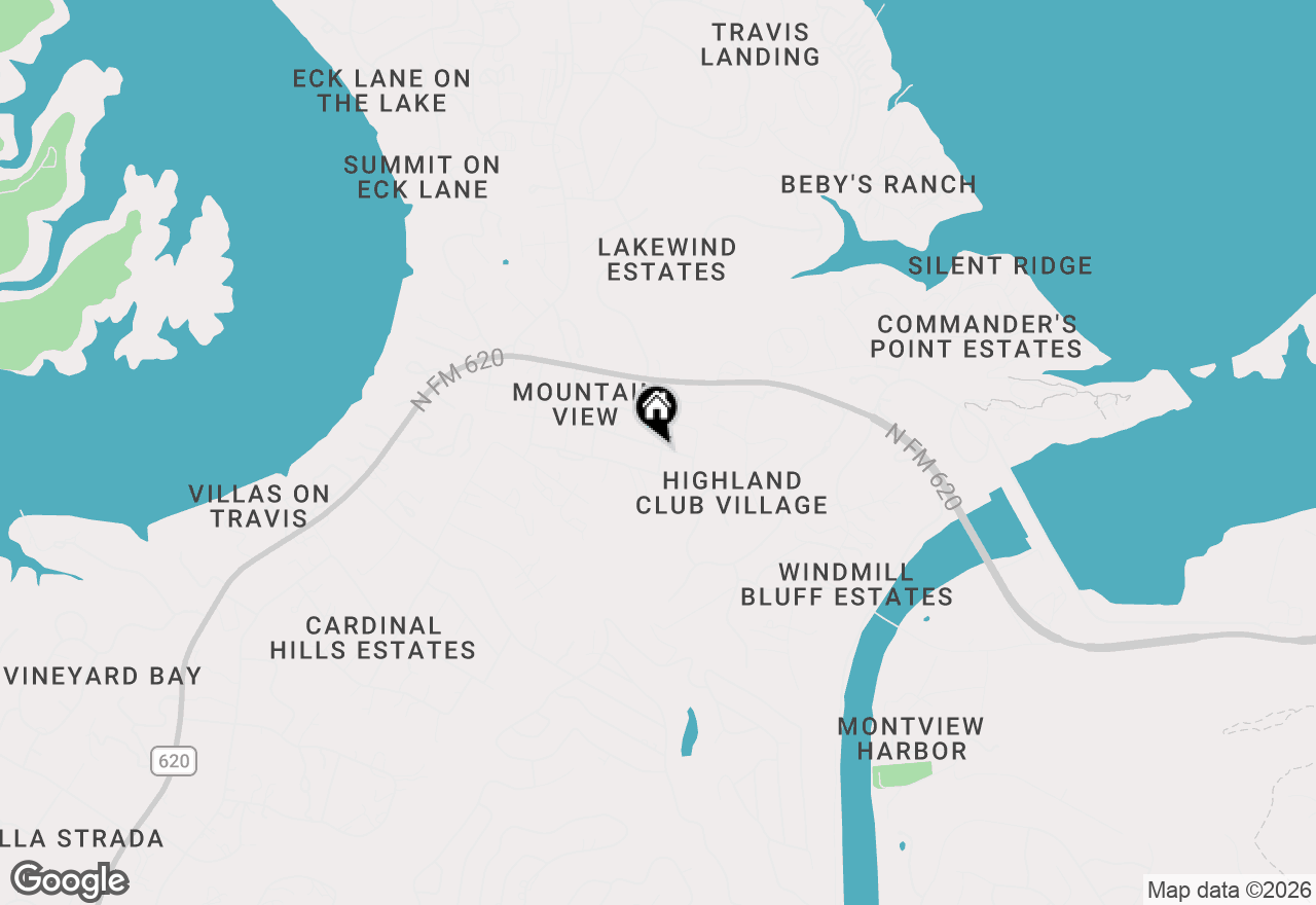 Map of 14909 Oklahoma St, Austin, TX 78734
