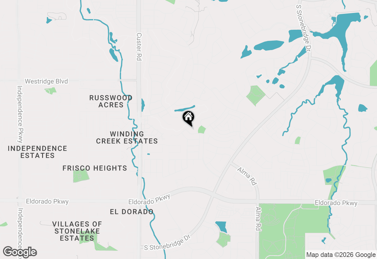 Map of 2013 Trinity Lane, Mckinney, TX 75072