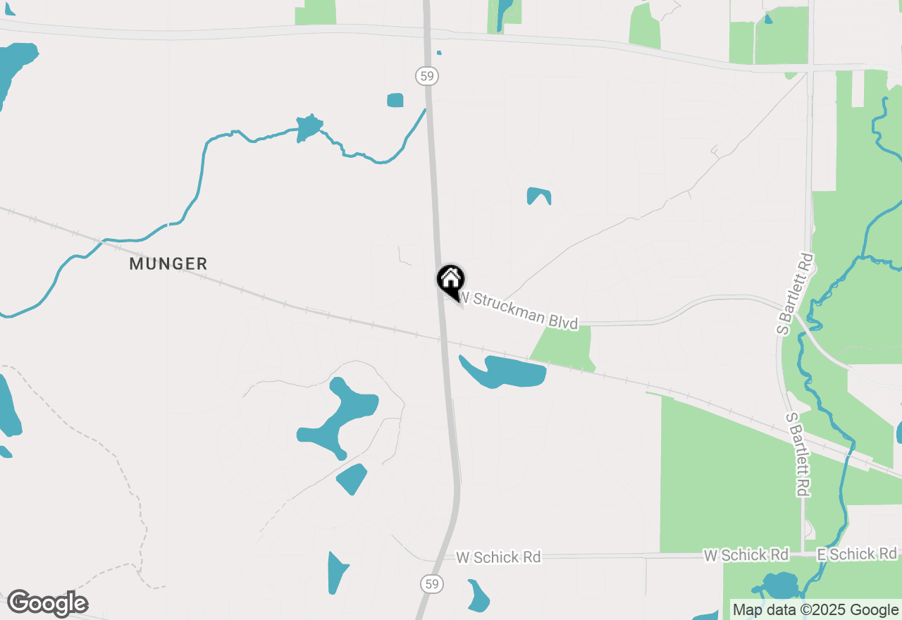 Map of 1184 Lexington Drive, Bartlett, IL 60103