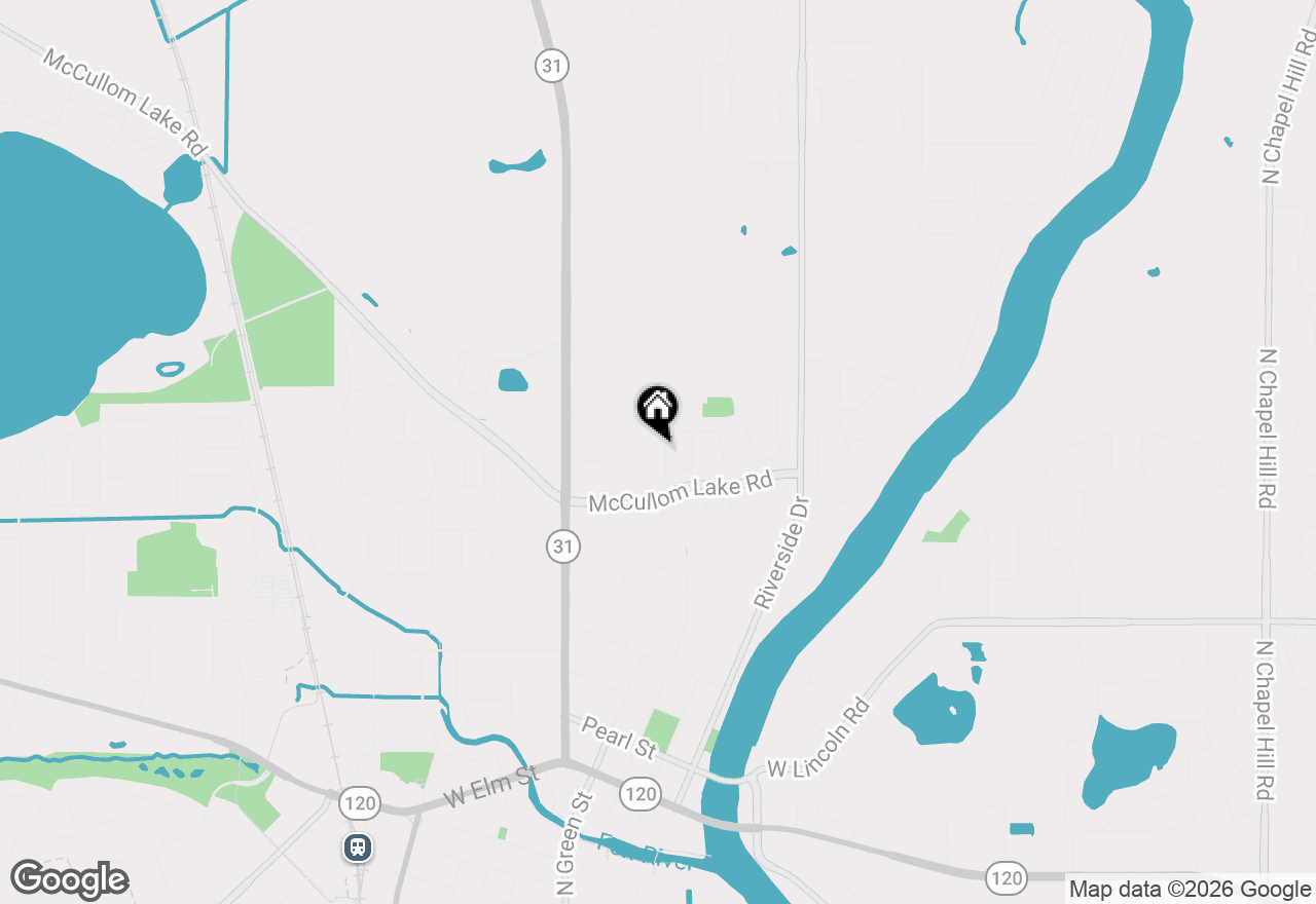 Map of 1911 Pine Drive, Mchenry, IL 60051