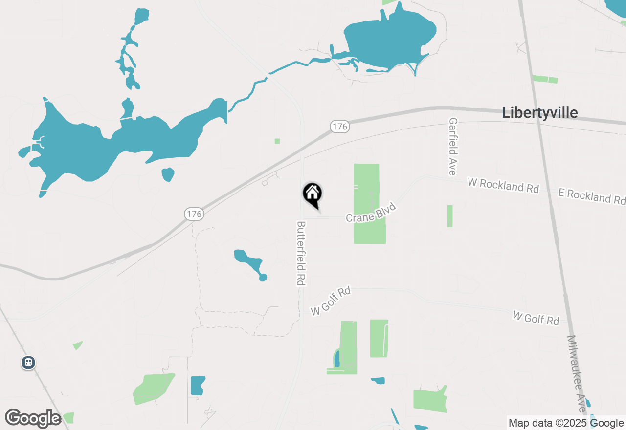 Map of 1134 Crane Boulevard, Libertyville, IL 60048