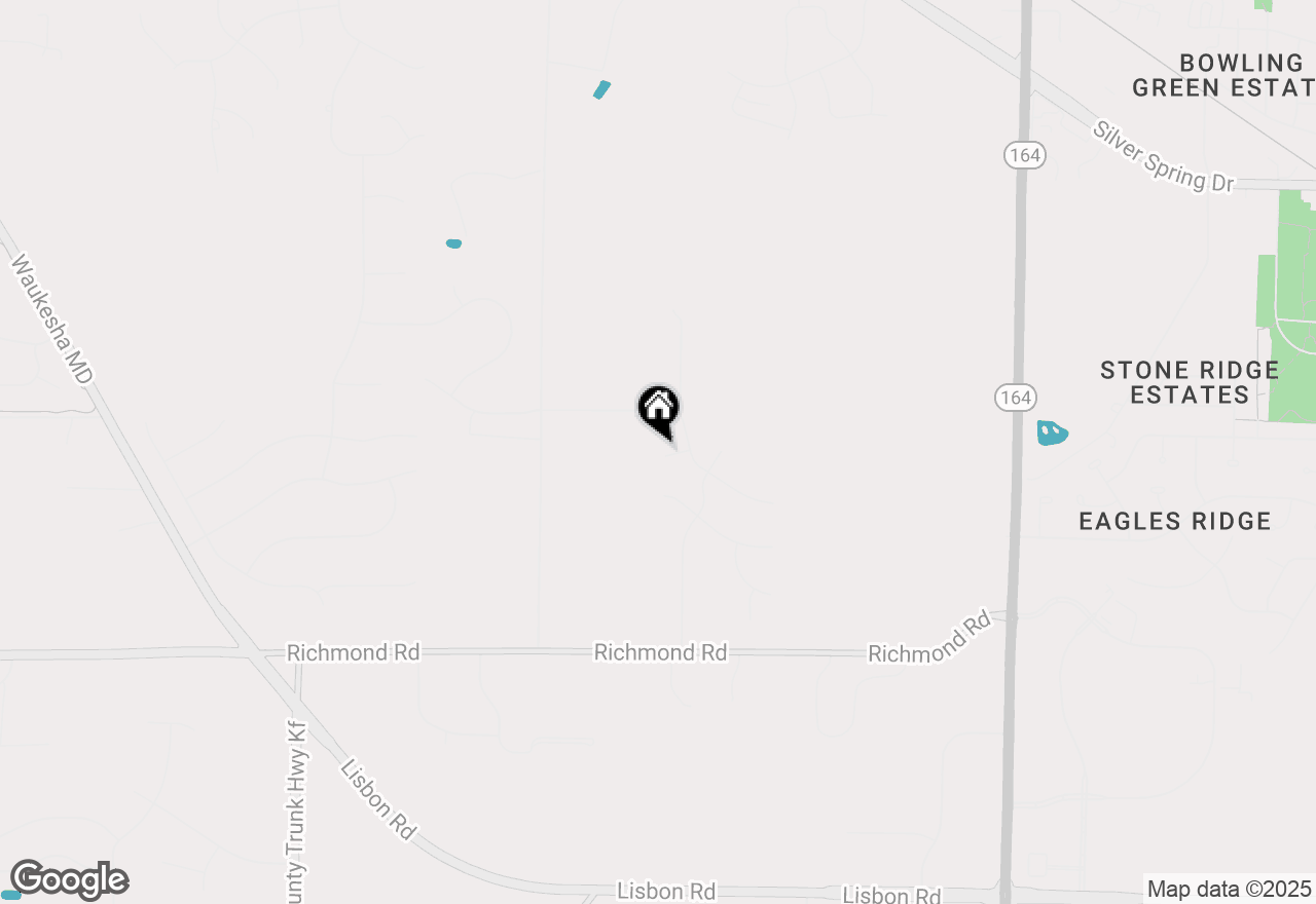 Map of N59W25786 Eyrie Dr, Lisbon, WI 53089