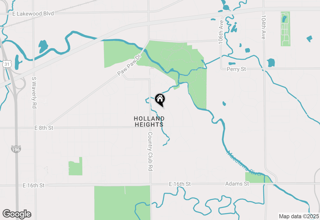 Map of 1214 Euna Vista Drive, Holland, MI 49423