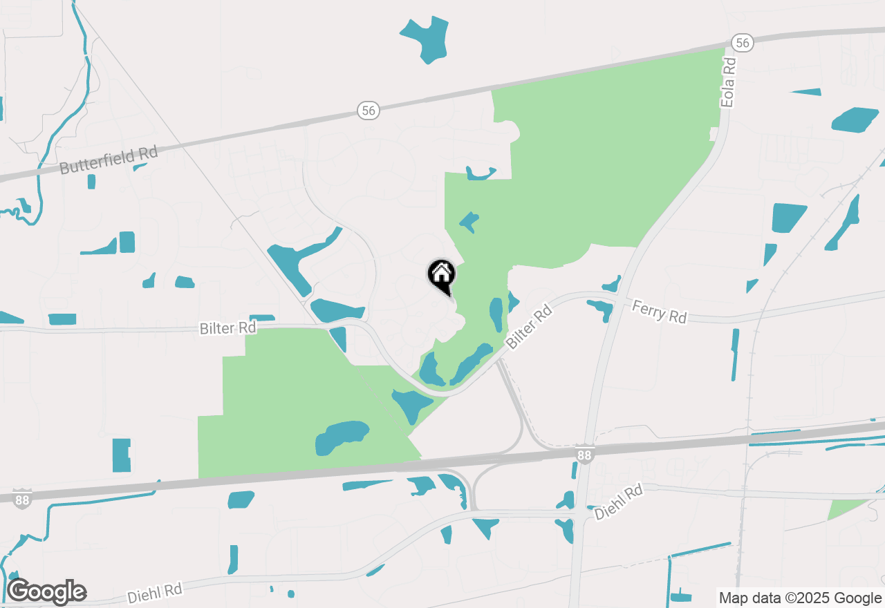 Map of 2739 Wilshire Court, Aurora, IL 60502