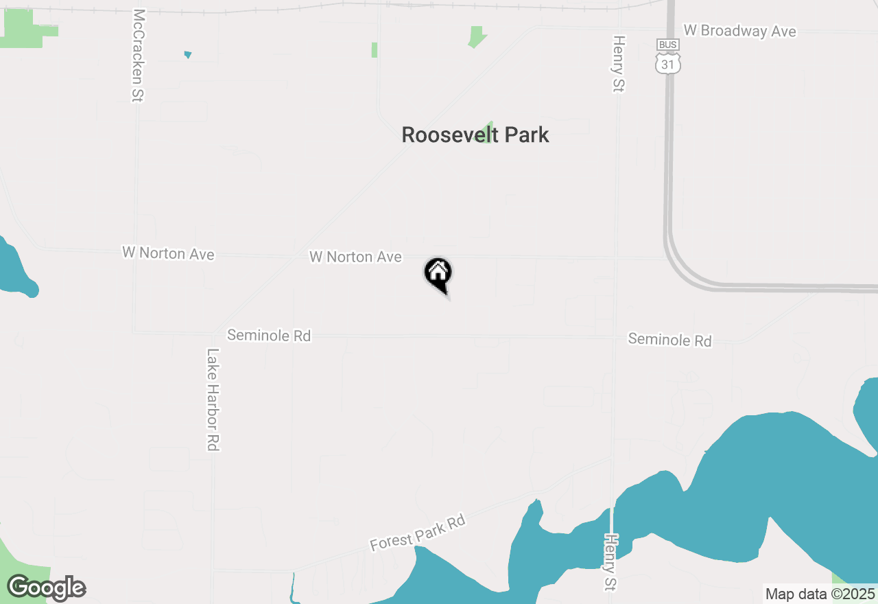 Map of 1243 Crandall Avenue, Norton Shores, MI 49441