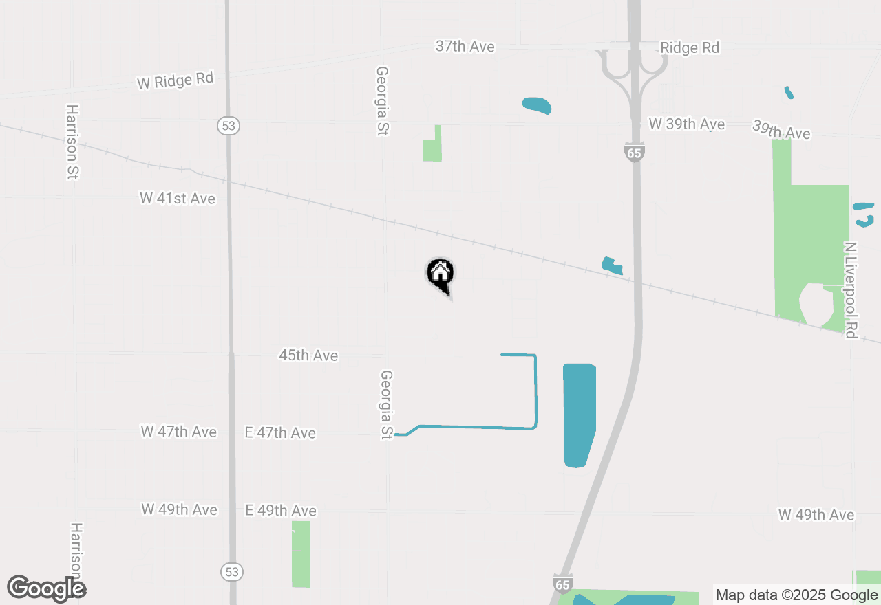 Map of 4357 Vermont Court, Gary, IN 46409