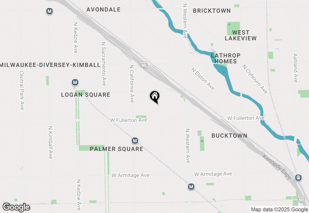 Map of 2457 N Talman Avenue, Chicago, IL 60647