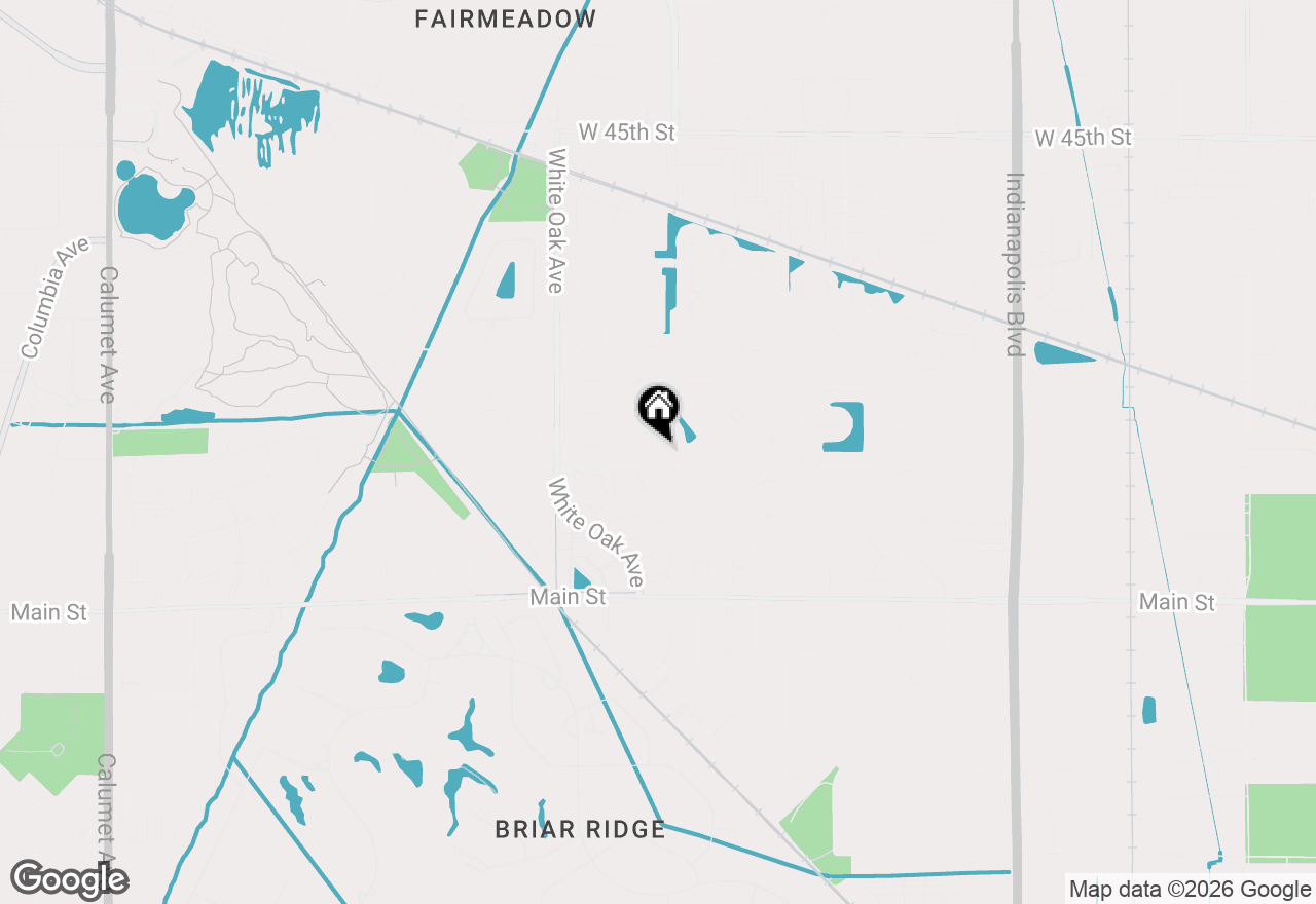 Map of 10224 Cherrywood Lane, Munster, IN 46321