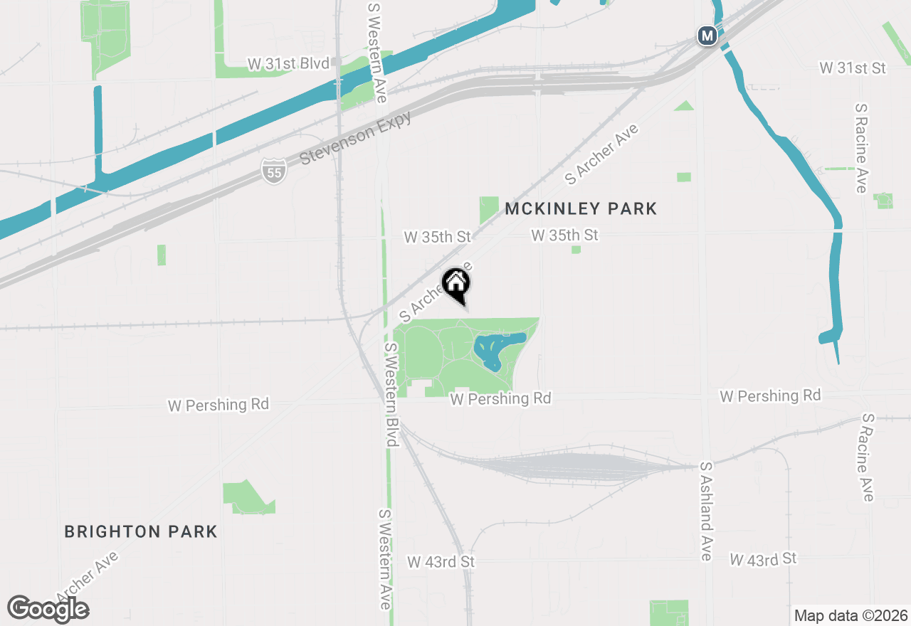 Map of 2204 W 37th Street, Chicago, IL 60609