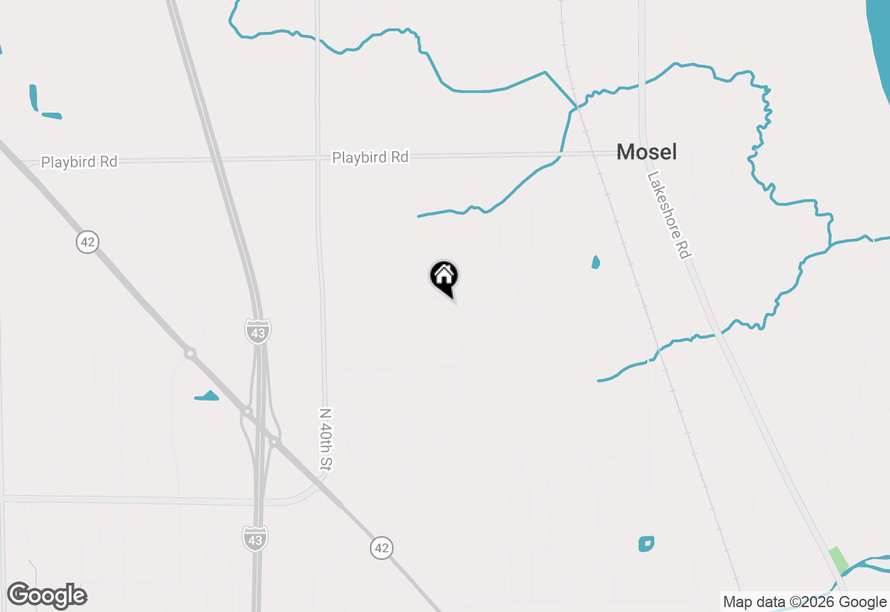 Map of 3534 Granite Rd, Sheboygan, WI 53083