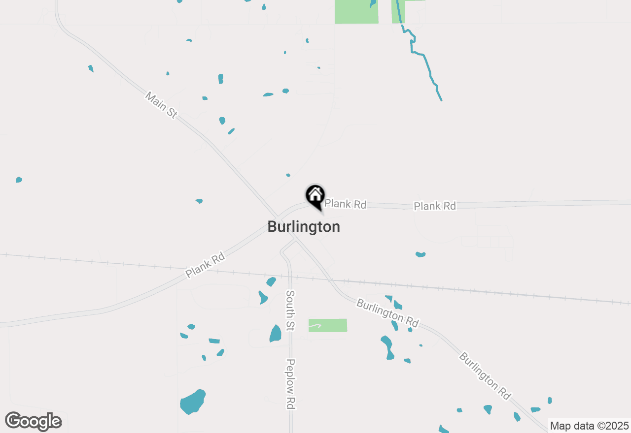 Map of 194 E Plank Road, Burlington, IL 60109
