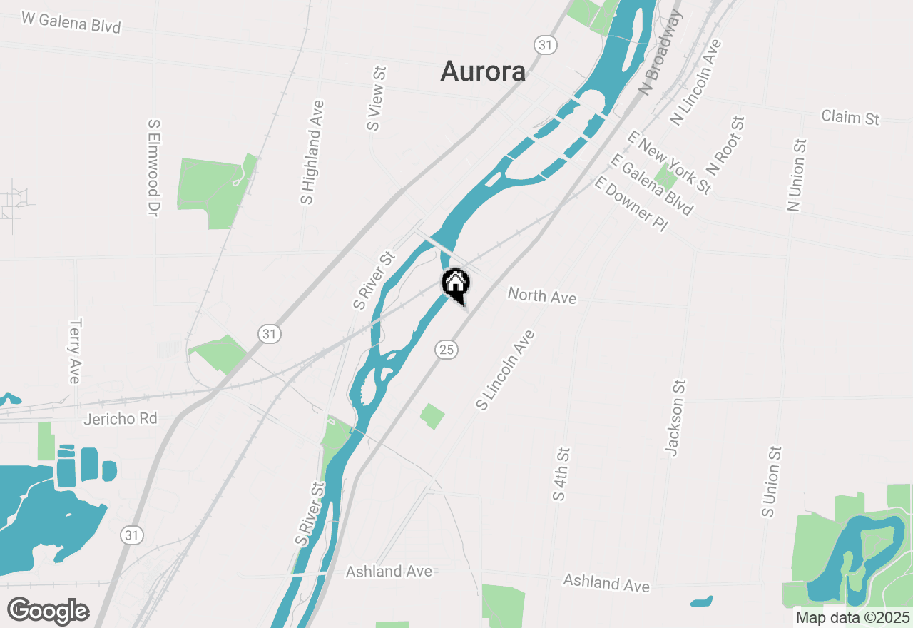 Map of 400 Rosewood Avenue, Aurora, IL 60505