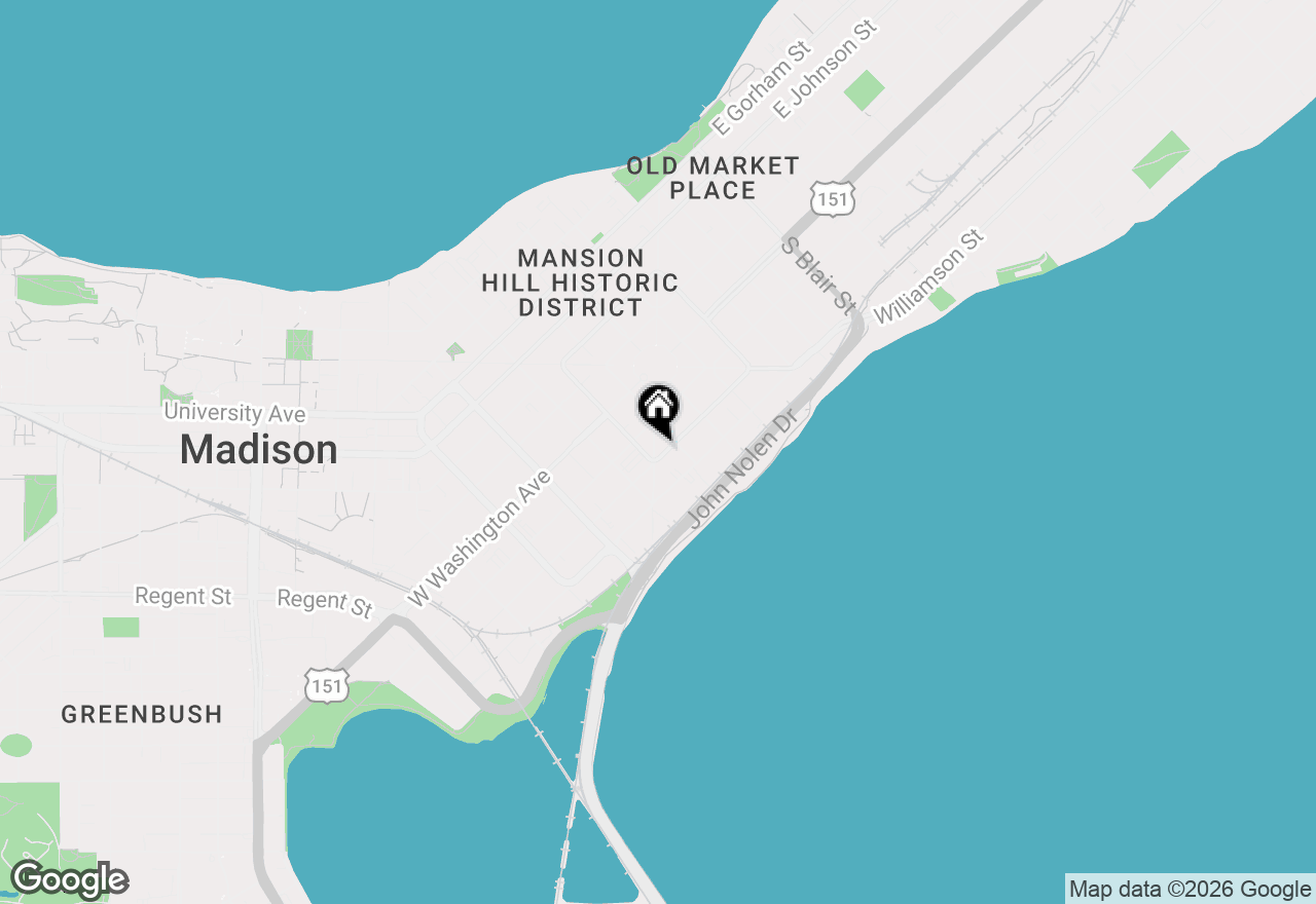 Map of 121 S Hamilton Street #2, Madison, WI 53703