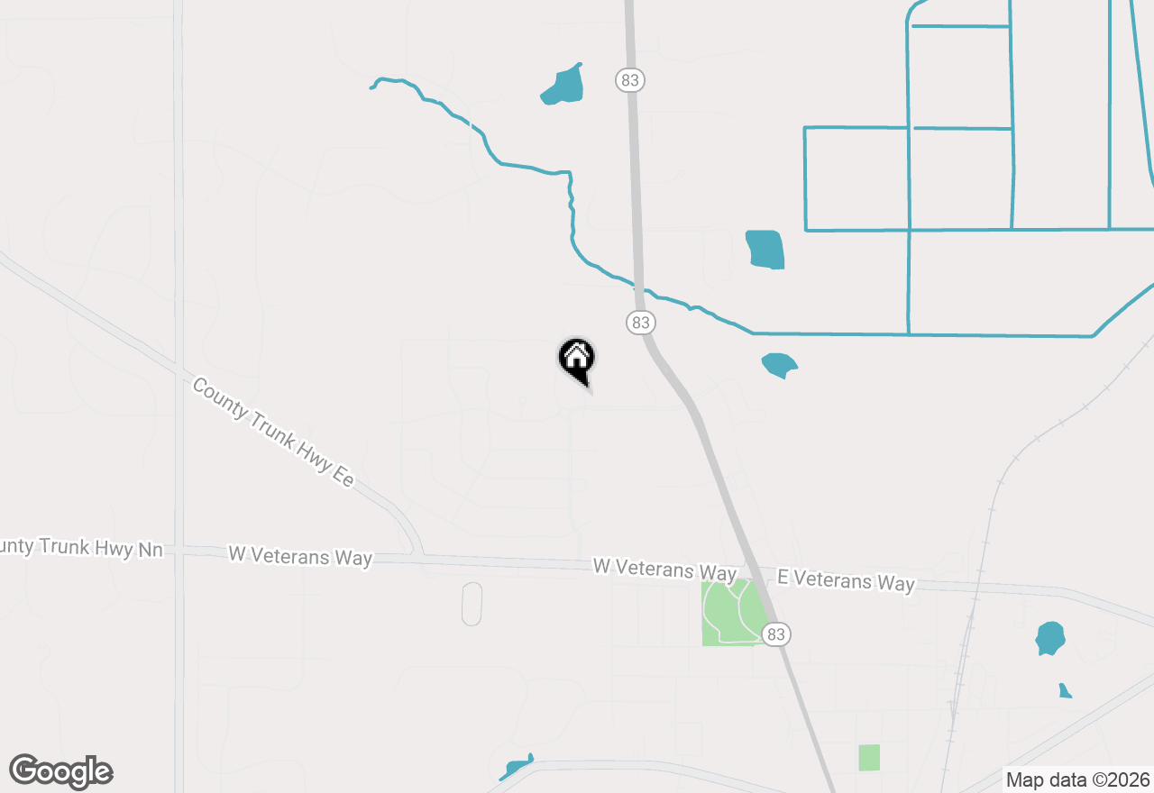 Map of 1479 Sandhill Ln #2301, Mukwonago, WI 53149
