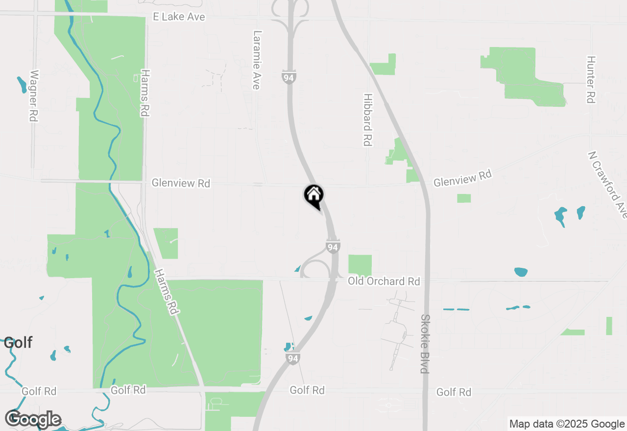 Map of 3305 Old Glenview Road #D, Wilmette, IL 60091