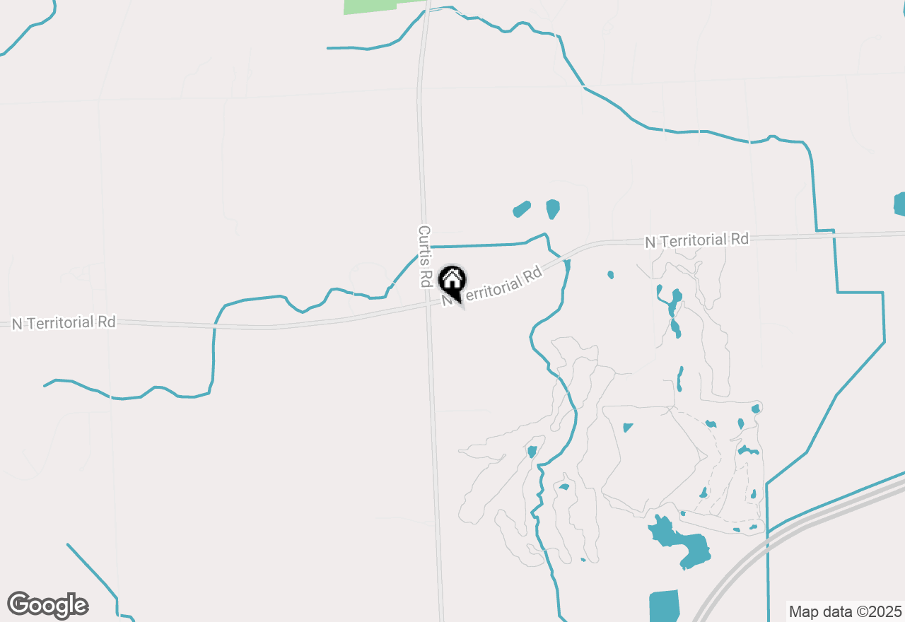 Map of 8070 N Territorial Road, Salem, MI 48170