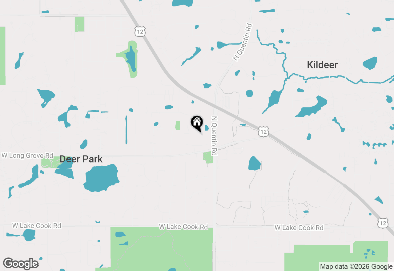 Map of 22137 W Casa Bella View, Kildeer, IL 60047