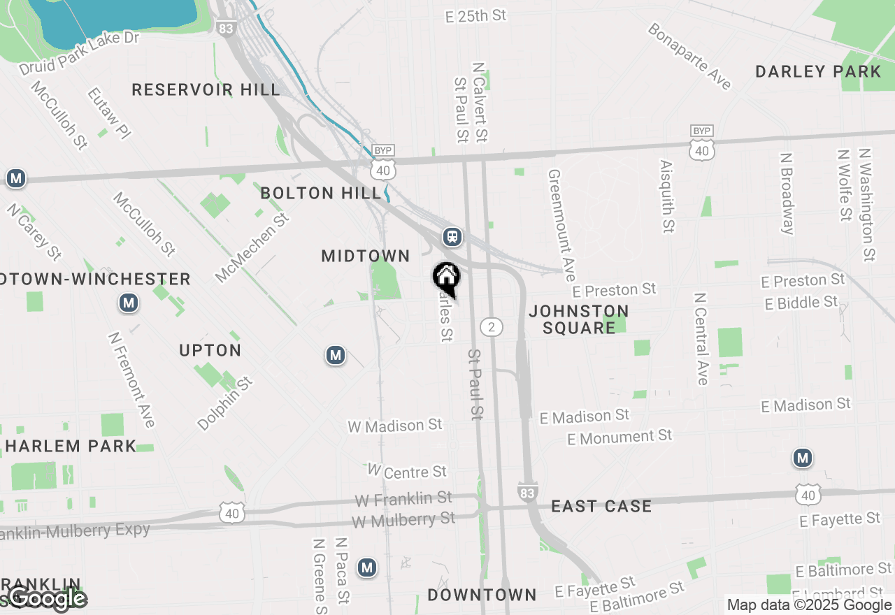 Map of 1209 N Charles Street #315, Baltimore, MD 21201