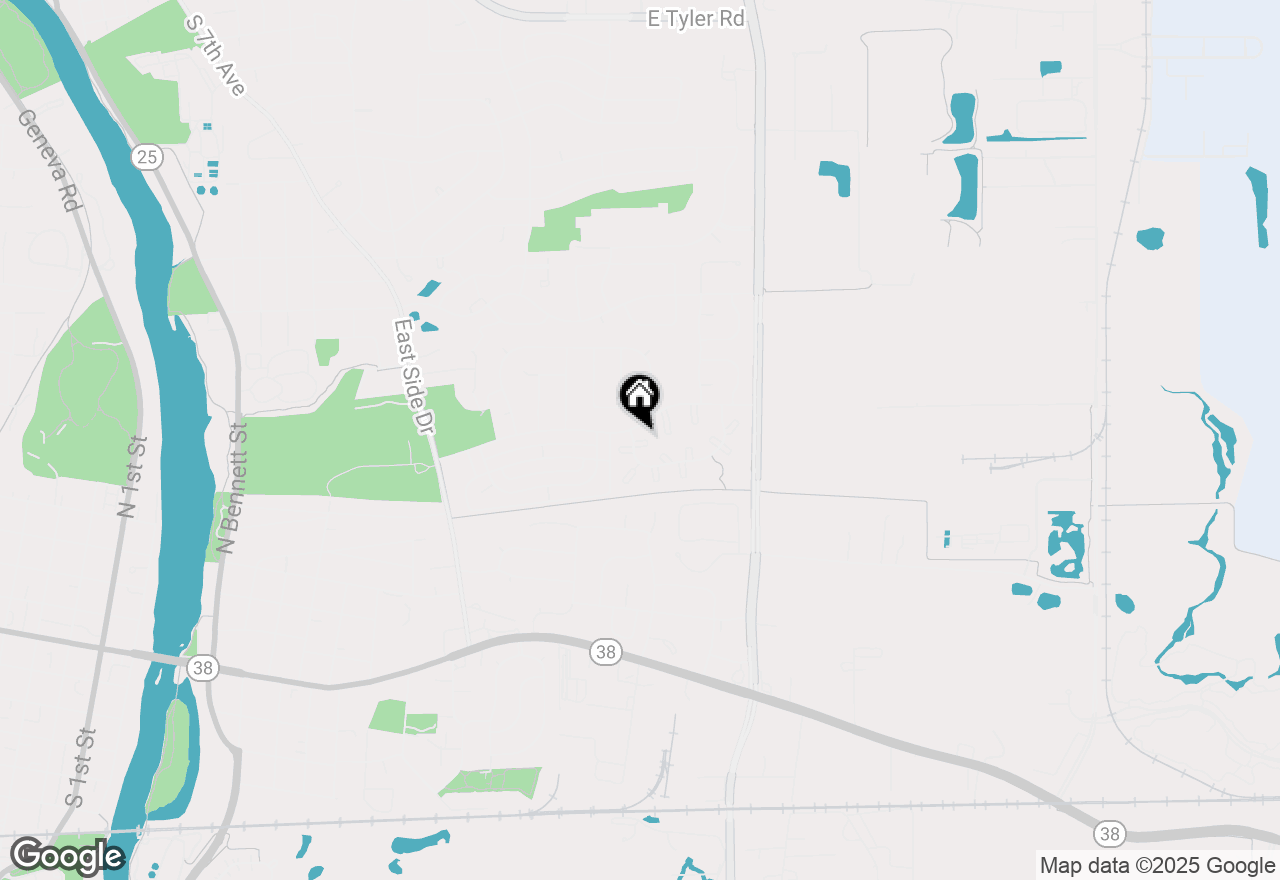 Map of 1213 Koster Court, Geneva, IL 60134