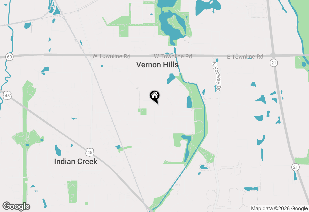 Map of 315 Alexandria Drive, Vernon Hills, IL 60061