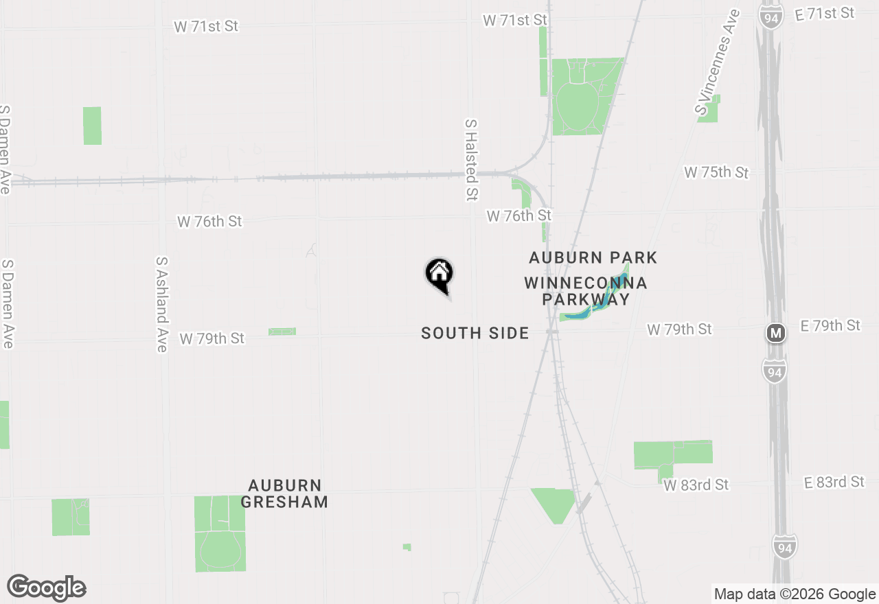 Map of 7809 S Peoria Street, Chicago, IL 60620